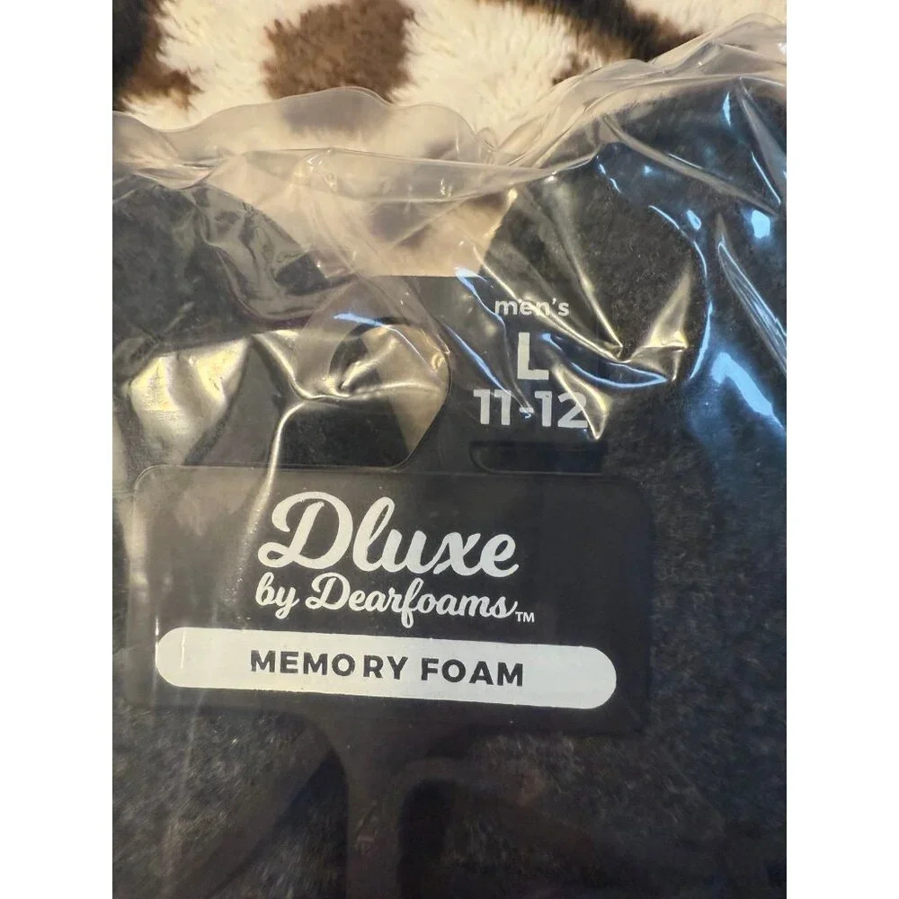 NEW DEARFOAM MENS SLIPPERS SIZE 11/12 - Picture 4 of 4